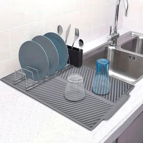 Tapete seco Ecológico: Esteira de Secagem e Drenagem de Silicone