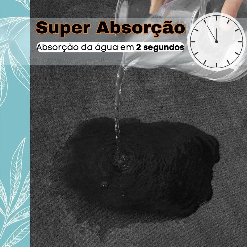 Passo Aconchegante: Tapete de Banho Super Absorvente e Antiderrapante
