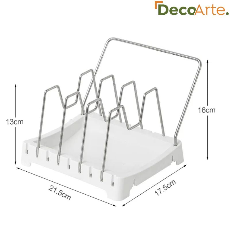 Rack de aço Flexível: Expansível para Panelas e Utensílios