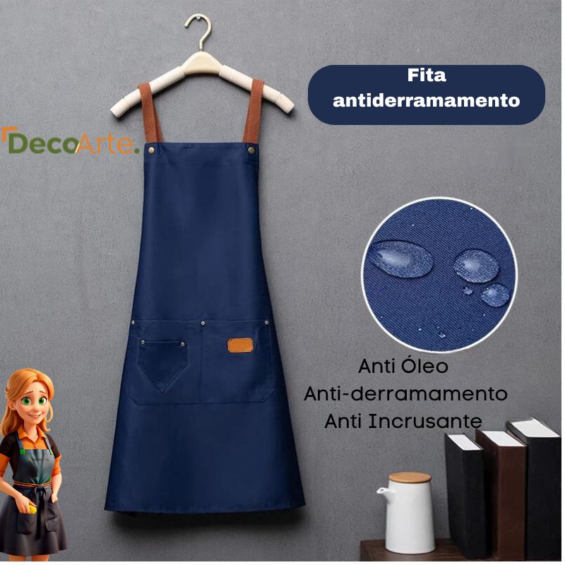 Avental Versa Style: Moda Unissex para Chefs e Amantes da Cozinha