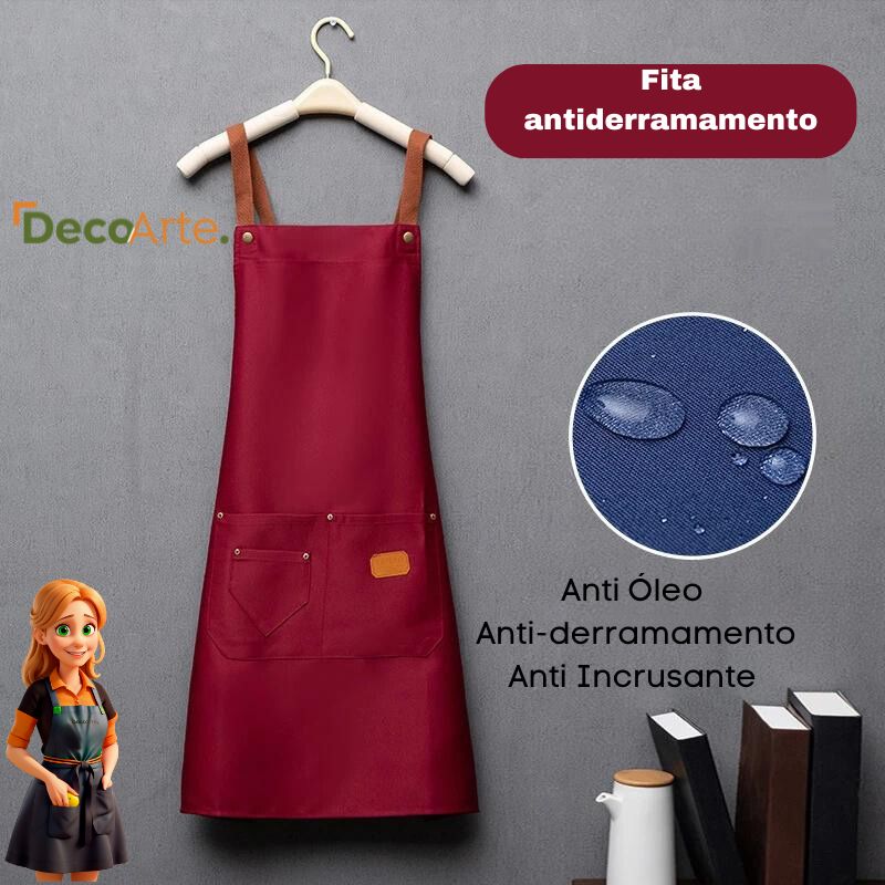 Avental Versa Style: Moda Unissex para Chefs e Amantes da Cozinha
