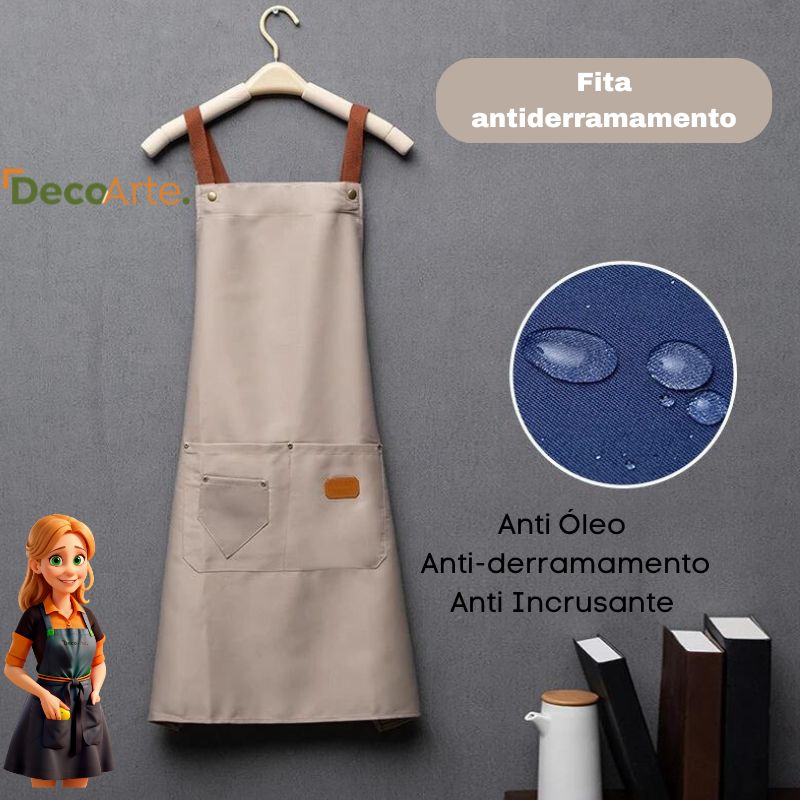 Avental Versa Style: Moda Unissex para Chefs e Amantes da Cozinha