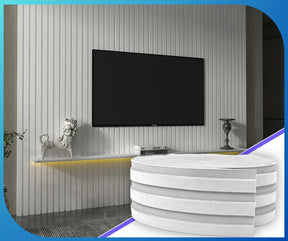 Painel Ripado Laminado de EVA Autocolante Auréon - Sofisticação e Conforto em Cada Detalhe