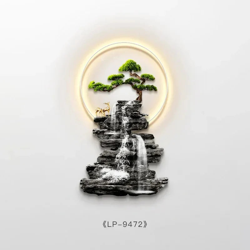 Quadro Cascata Cristal - A beleza da natureza iluminando seu lar