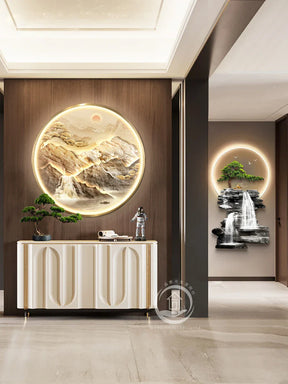 Quadro Cascata Cristal - A beleza da natureza iluminando seu lar