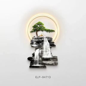 Quadro Cascata Cristal - A beleza da natureza iluminando seu lar