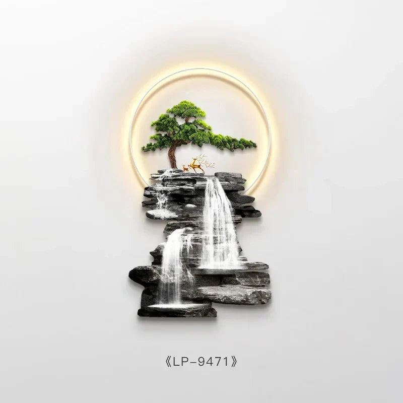 Quadro Cascata Cristal - A beleza da natureza iluminando seu lar