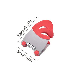 COMPRE 1 LEVE 2: Suporte de Colher de Aço Inoxidável com Silicone